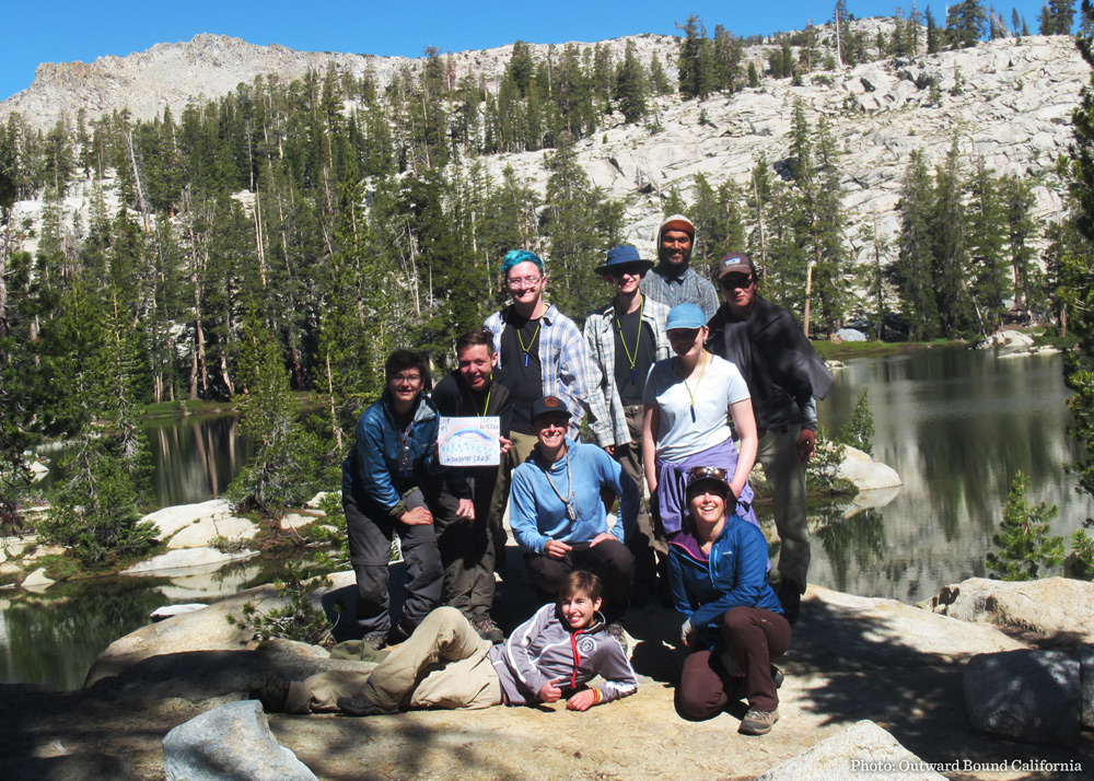 Outward Bound’s first-ever LGBTQ+ trip, facilitated by Outward Bound California.